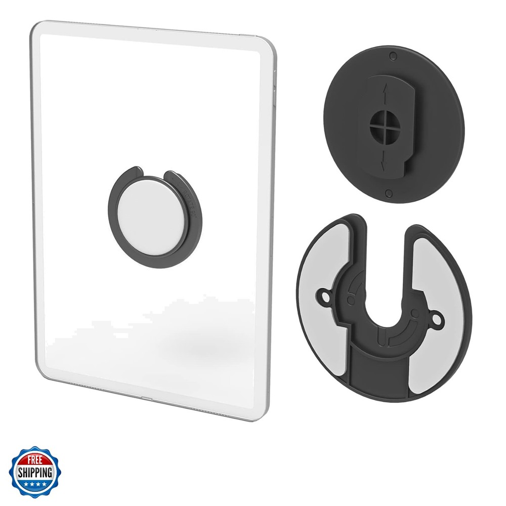 Universal Tablet Wall Mount Adjustable 90 Degrees Rotating Tablet Holder Fit ...