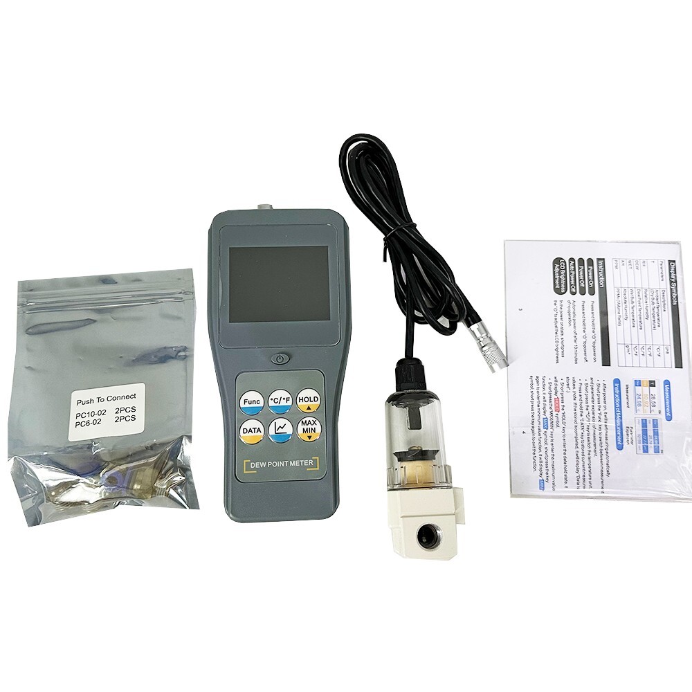 Dewpoint Meter Dew Point Meter Monitors with Data Storage Function 99 Groups