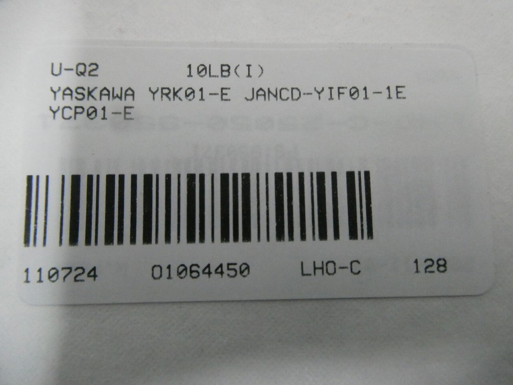 Yaskawa YRK01-E JANCD-YIF01-1E YCP01-E Servo Rack Unit