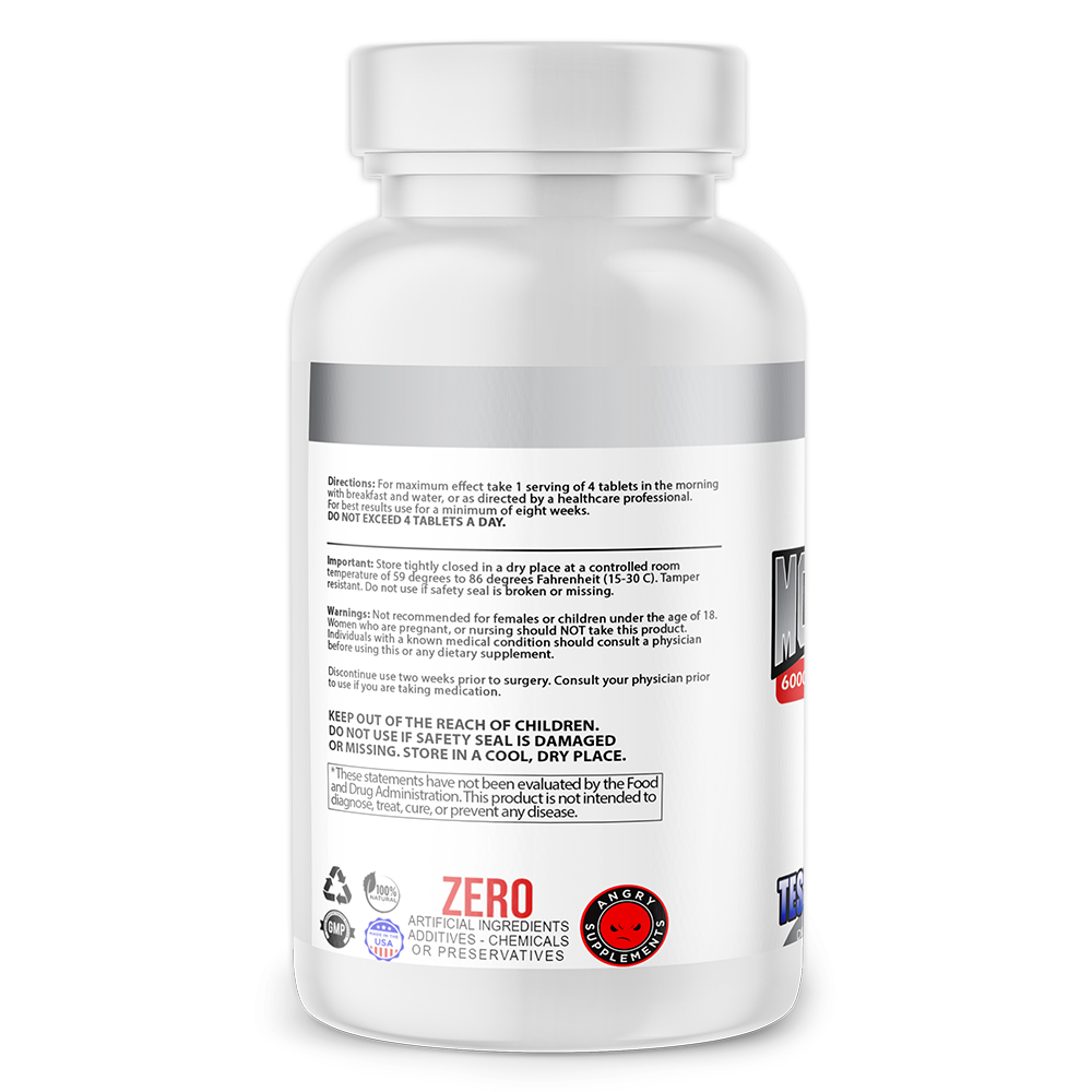 Testosteron Booster Monster Test for Men Testosterona 6,000+ MG Tablets 240ct