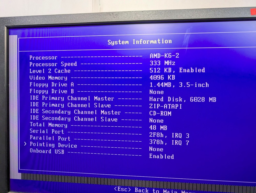 IBM Aptiva Type 2153 E2U beige desktop computer from 98; tested powers on; wiped