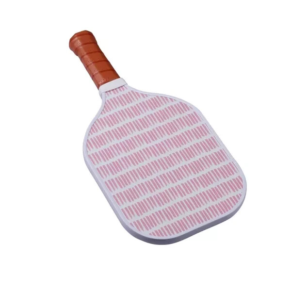 Double Sided Pickleball Paddle - Lemon/Pink Dash