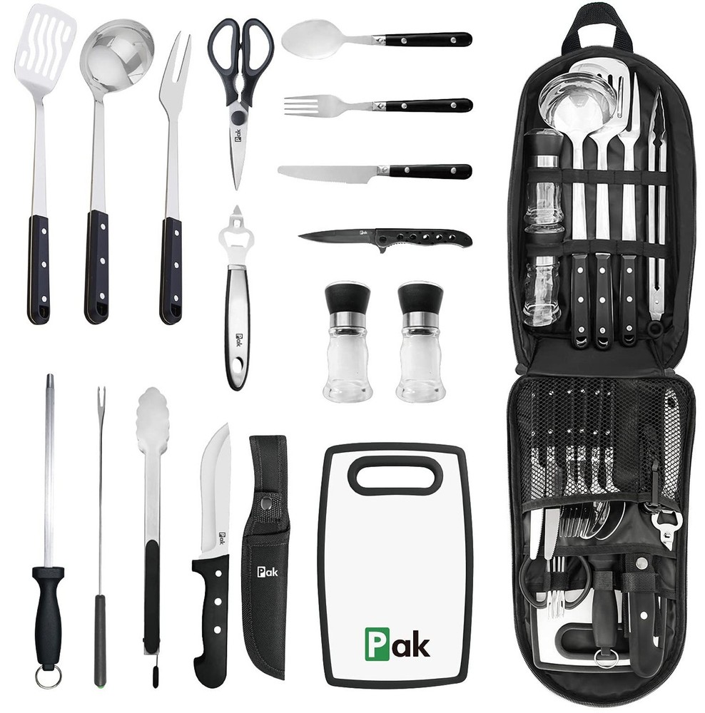 Pak Camping Cookware, Camp Kitchen, Camp Cookware, Camping Utensils Set, Camp...