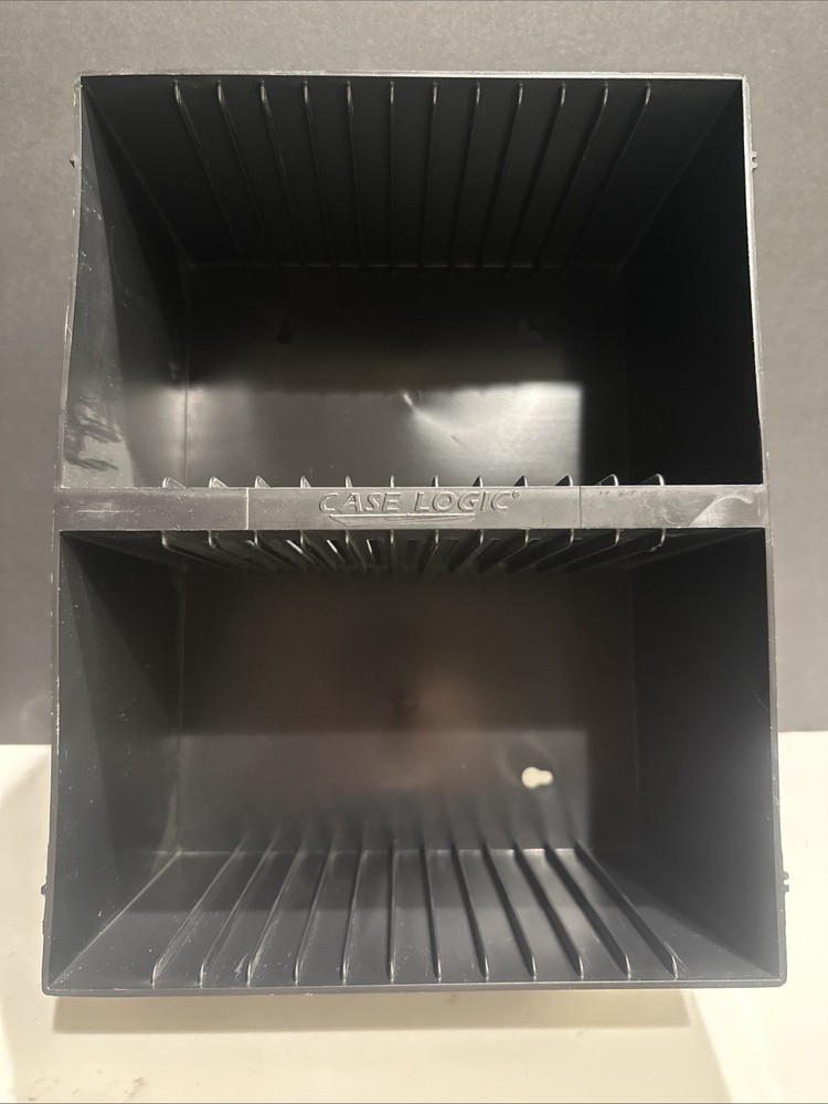 Case Logic Black 30-CD Hard Plastic Storage Rack Tower Wall Mount Organizer