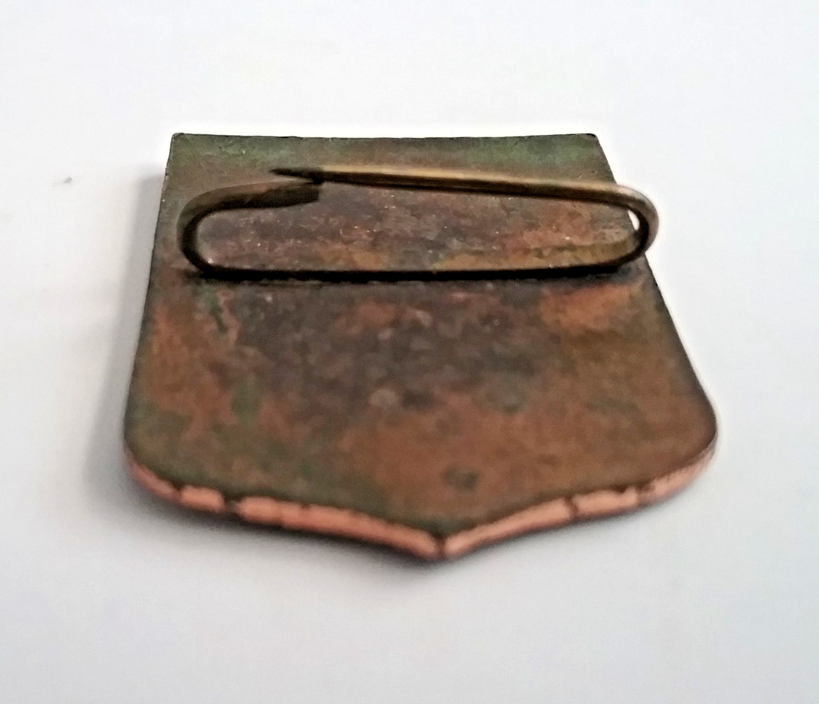 Vtg WWII US Army 169th Infantry Regiment Crest Pin Enamel Giliouchne