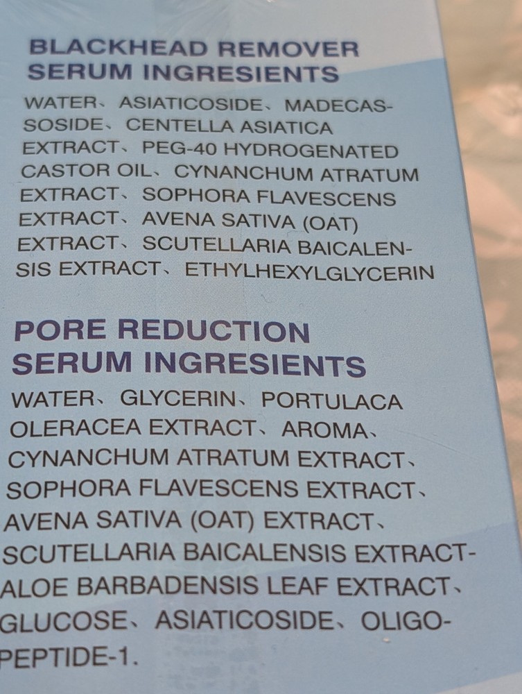 Blackhead Remover Strips Pore Reduction Serum B5