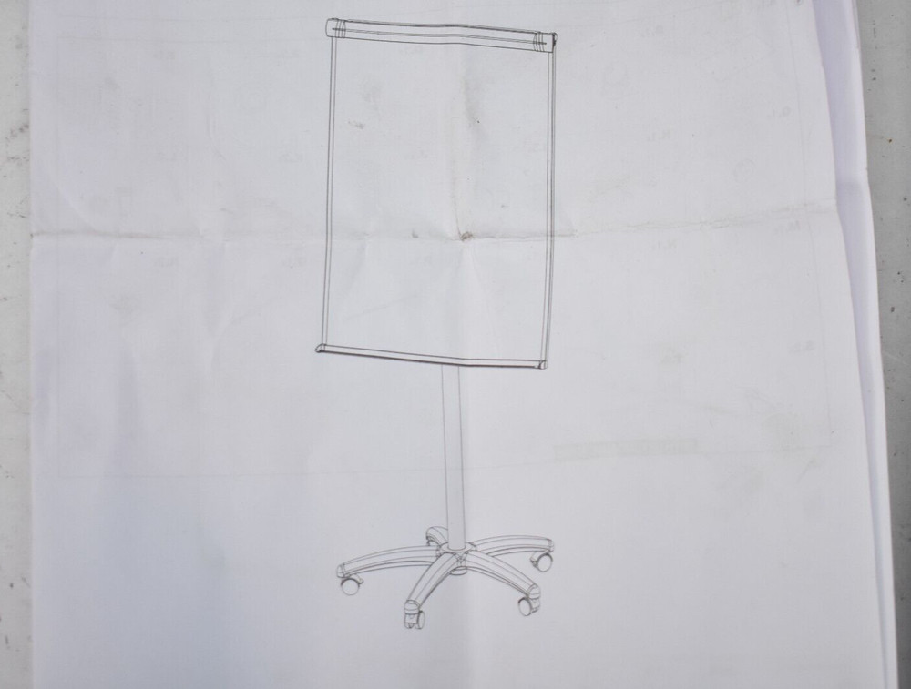 Classic Style Mobile Easel Assembly Kit Stand Installation Whiteboard Pack