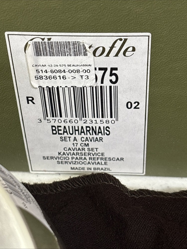 Christofle Silver-Plated Caviar Serving Set With Box