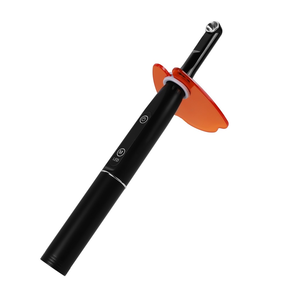 Dental Wireless LED Curing Light 1 Second Curing 2500mW/cm² with 7 Curing Lens