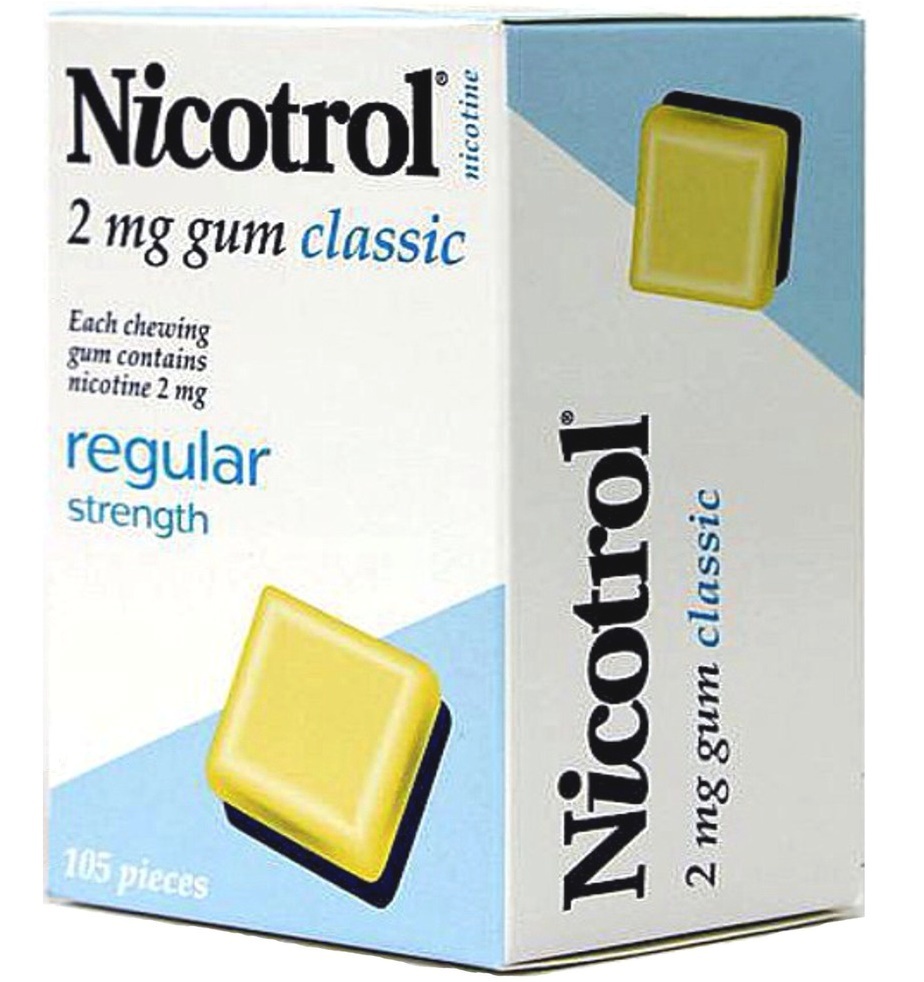 Nicotrol Nicotine Gum 2mg Classic Flavor 2520 Pieces 24 Boxes FRESH 09/2027