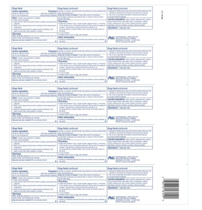 Crest Pro Health Advanced Toothpaste, 5.9 oz, 5-pack