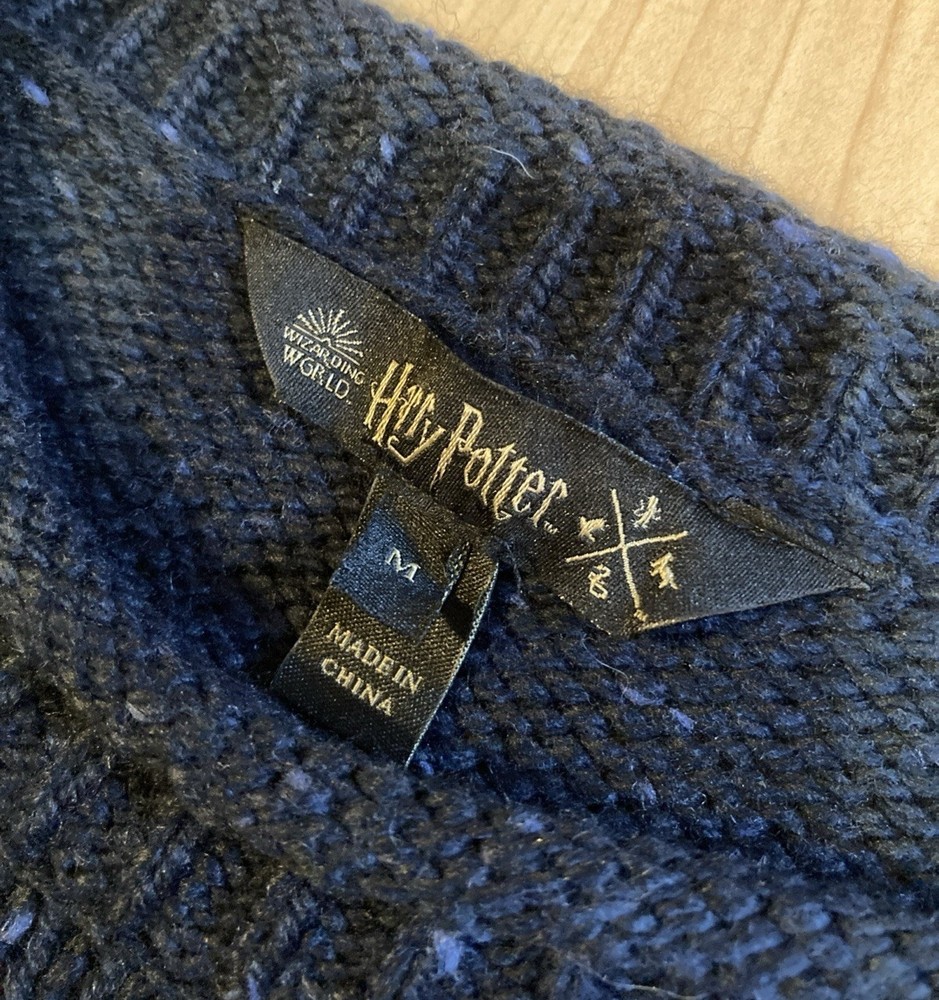 Harry Potter Wizarding World Knitted Jumper Size Medium