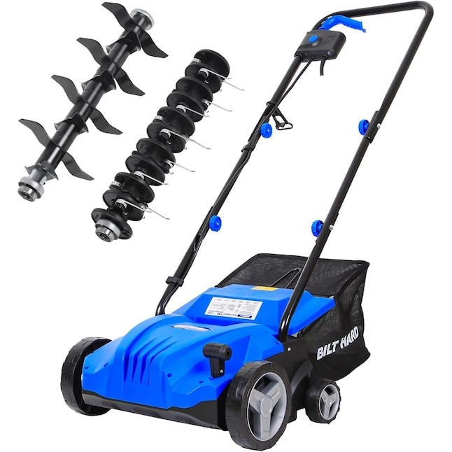 BILT HARD 12-Amp Electric Dethatcher 13-inch Width 2-in-1