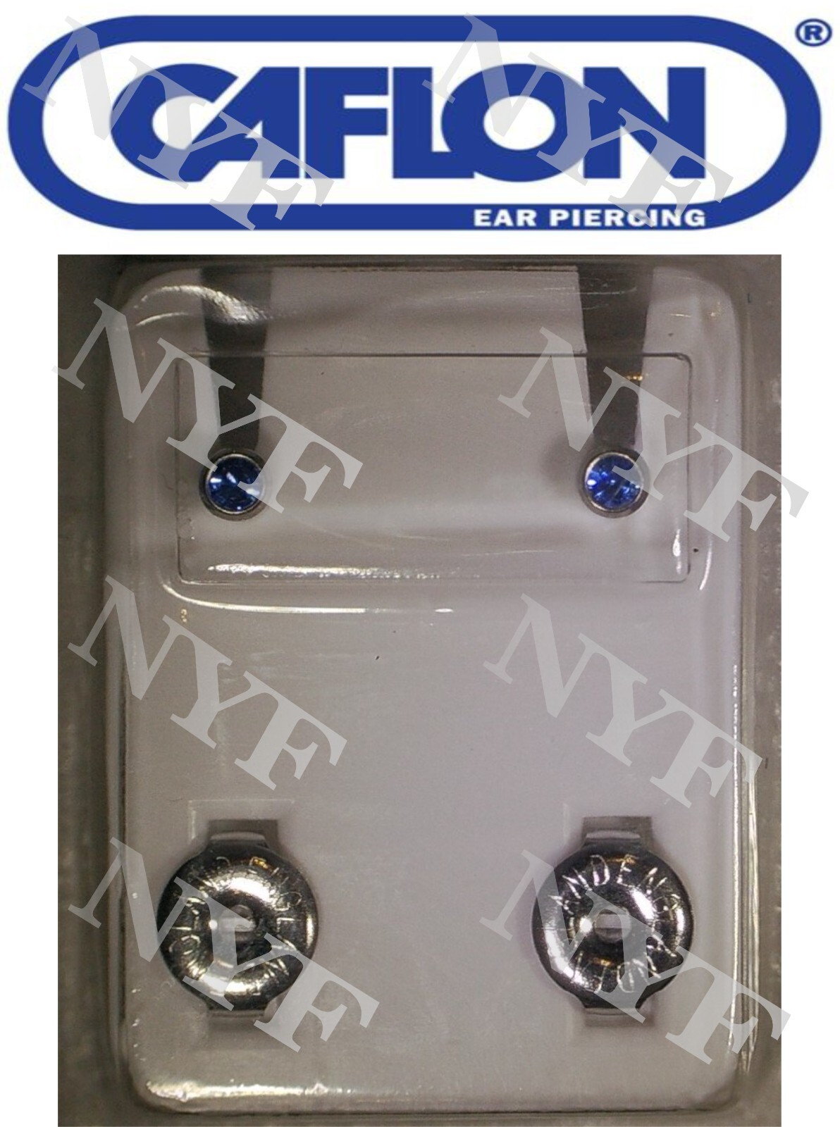 Ear Piercing Earring Studs 1 pr or 12 prs Caflon Studex Sterile Surgical Steel