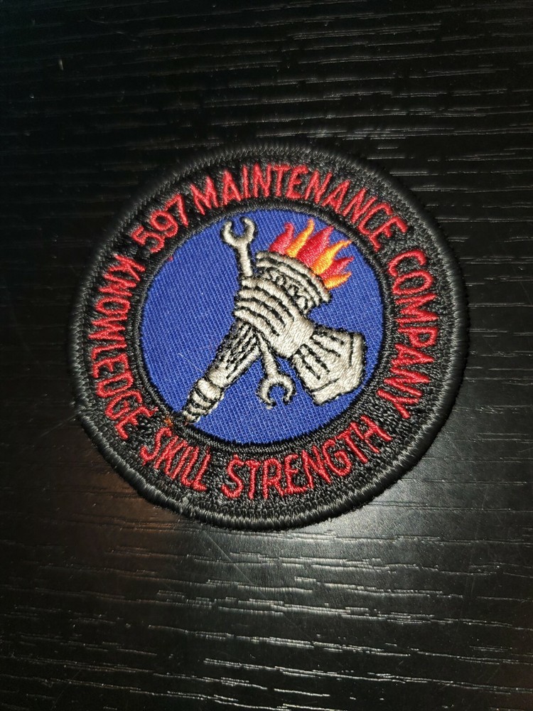1960s 70s USAF Air Force 507th Maintenance Co Squadron Patch