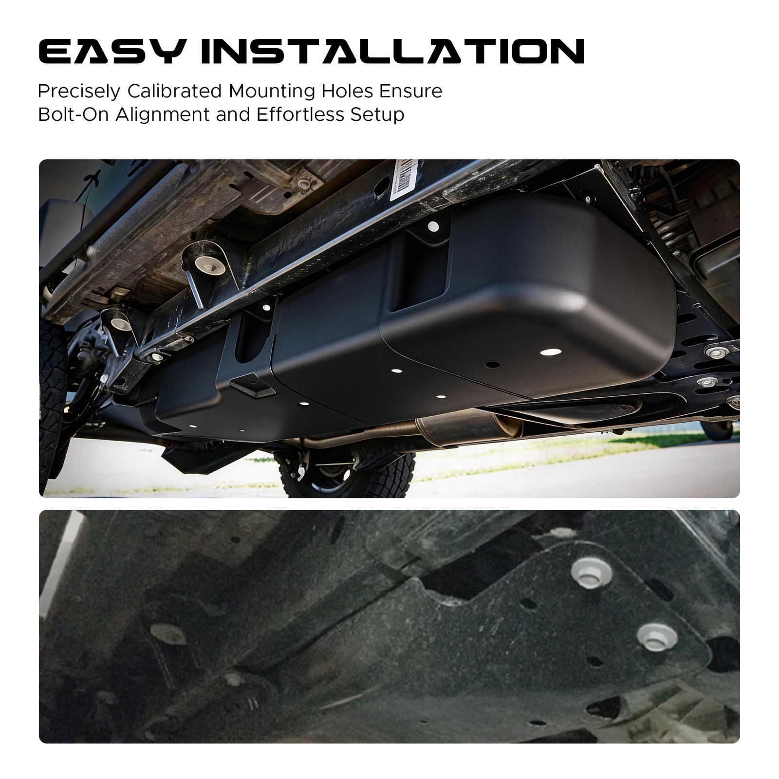 VRC Gas Fuel Gas Tank Skid Plate For 2007-2018 Jeep Wrangler & 2018 JK 2-Door