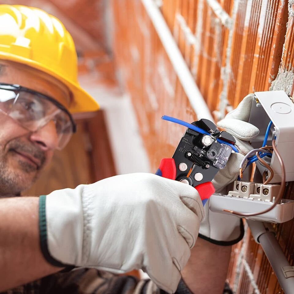 WORKPRO Wire Stripper Set 8" Self-Adjusting Wire Stripper 8" Multi-Tool Stripper