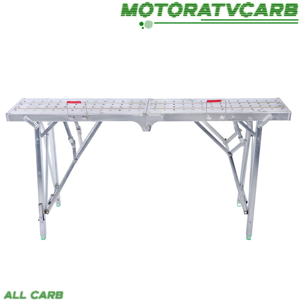 ALL-CARB Scaffolding, Adjustable Work Platform Scaffold Tower Ladder Stool 1.6M