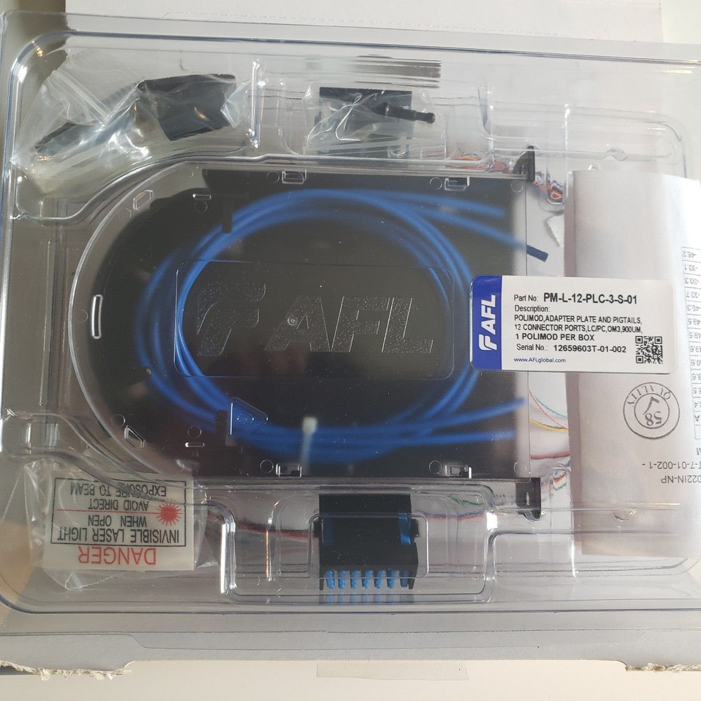 AFL POLY-MOD PATCH AND SPLICE MODULE, PM-L-12-PLC-3-S-01, NEW