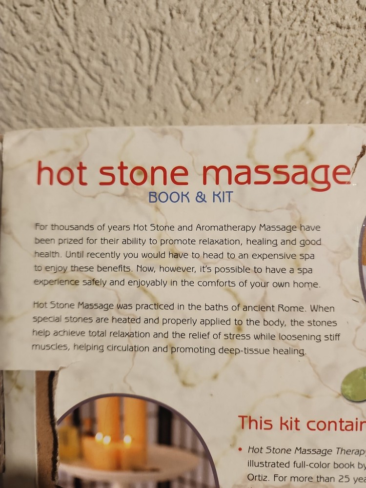 Mud Puddle Hot Stone Massage Book & Kit