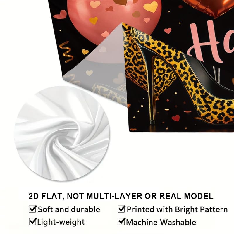 ActFirst Happy Birthday Backdrop, 71 x 43 inches, Polyester Material, Wall Decor