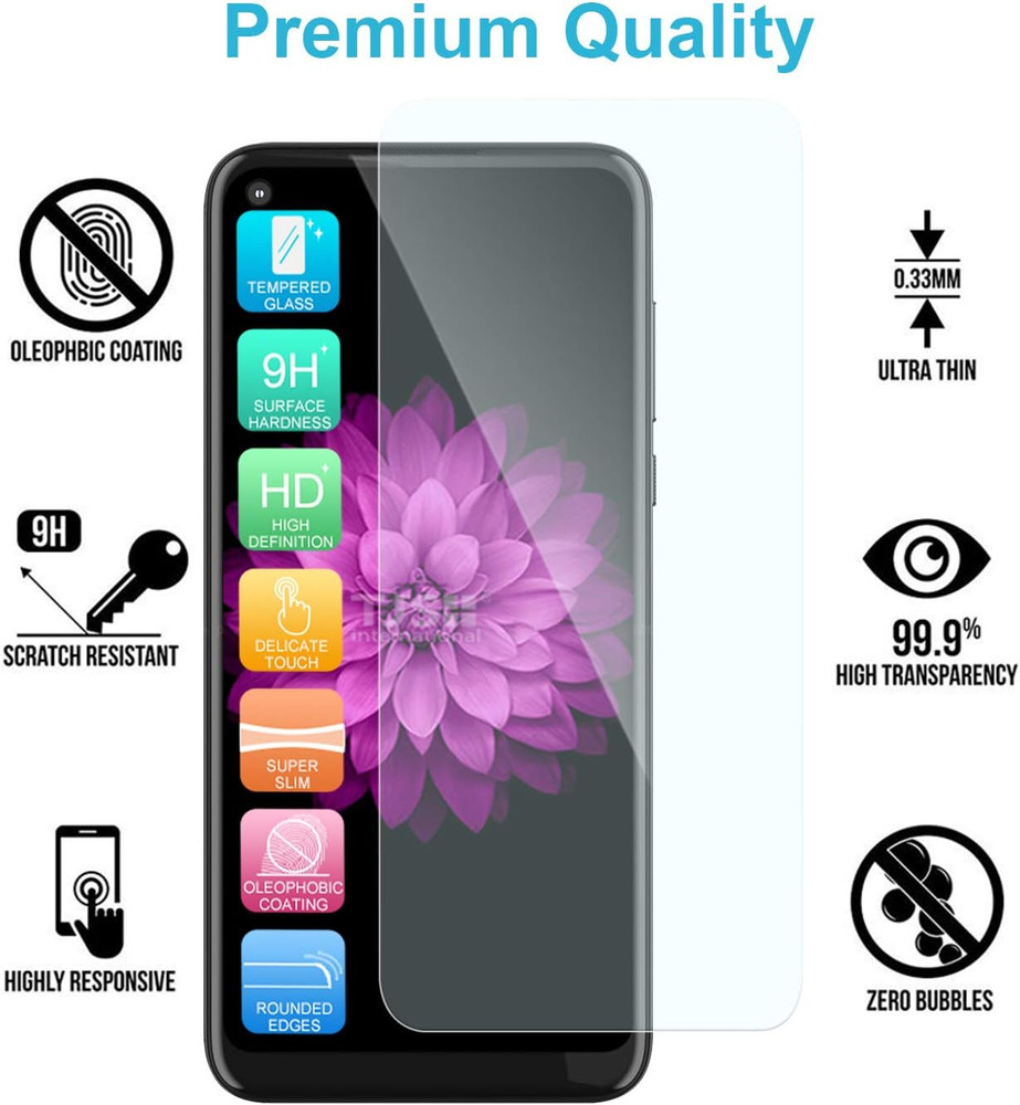 Compatible for BLU View 5 Pro B170D Case with Tempered Glass Screen Protector