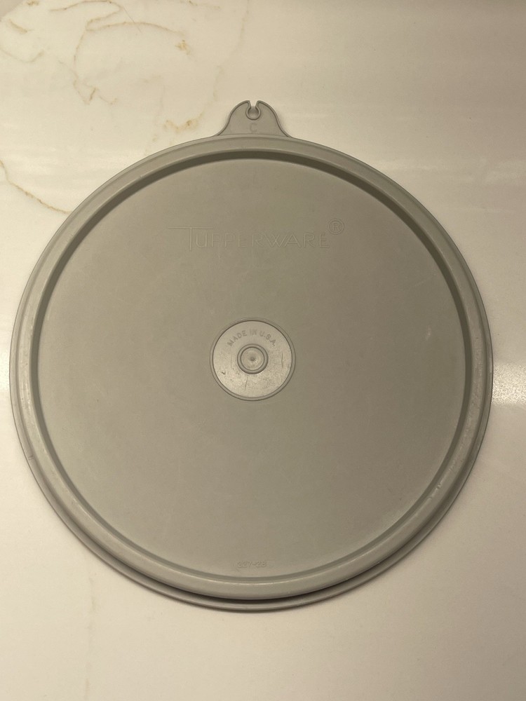 Tupperware Replacement Seal Lid 6” Gray Round 227