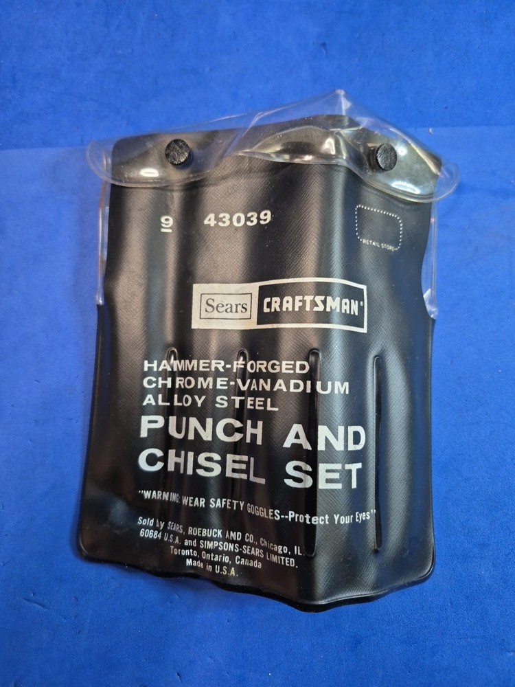 Craftsman 43039 Punch And Chisel Set
