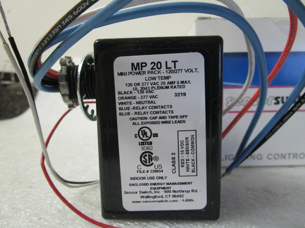 Sensor Switch MP20 LT 184FXY Mini Power Pack 120/277 Vac Low Temp