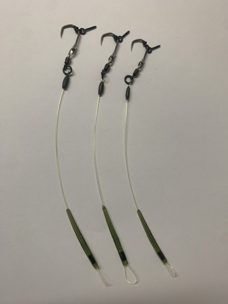 Ronnie Rigs / Spinner rigs x3 - Using Korda Components and a Nash Claw Hook