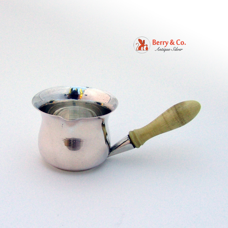 800 Silver Miniature Gravy Boat 1940