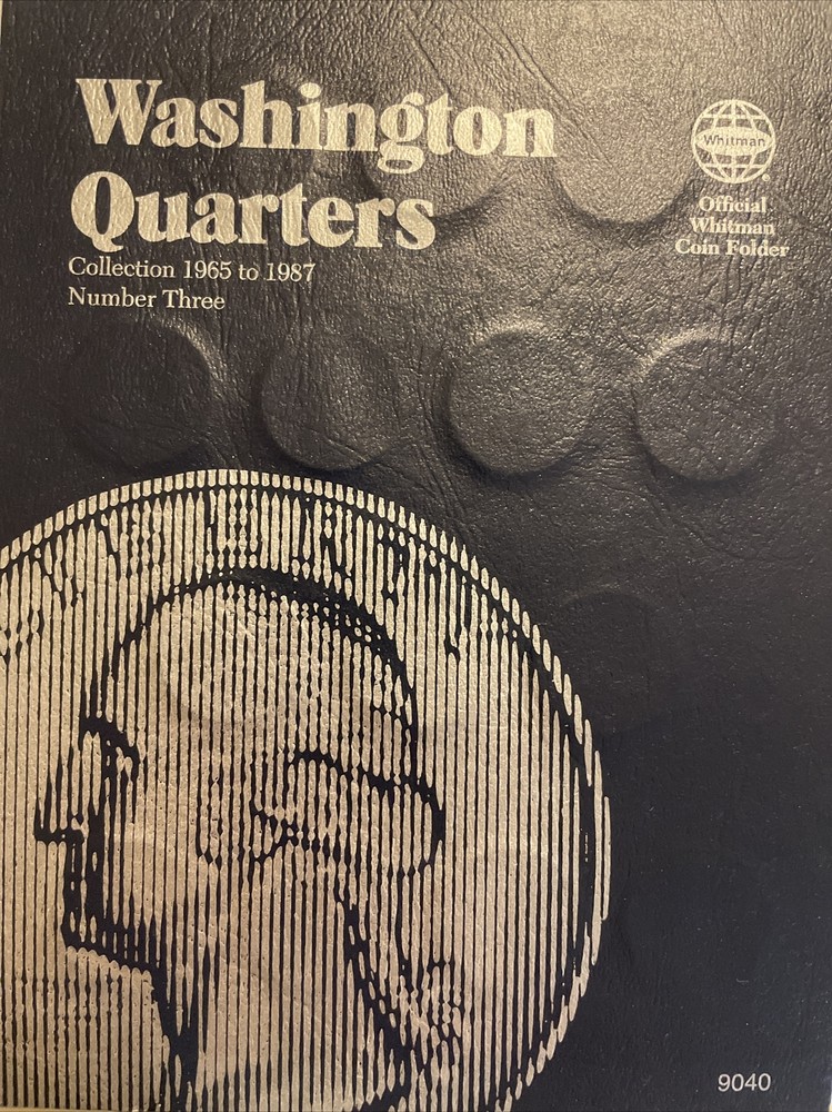 1965-1987 Washington Quarter set with Whitman folder includes 1982 1983 pd mints