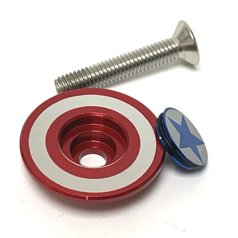 Captain America Alloy Top Cap