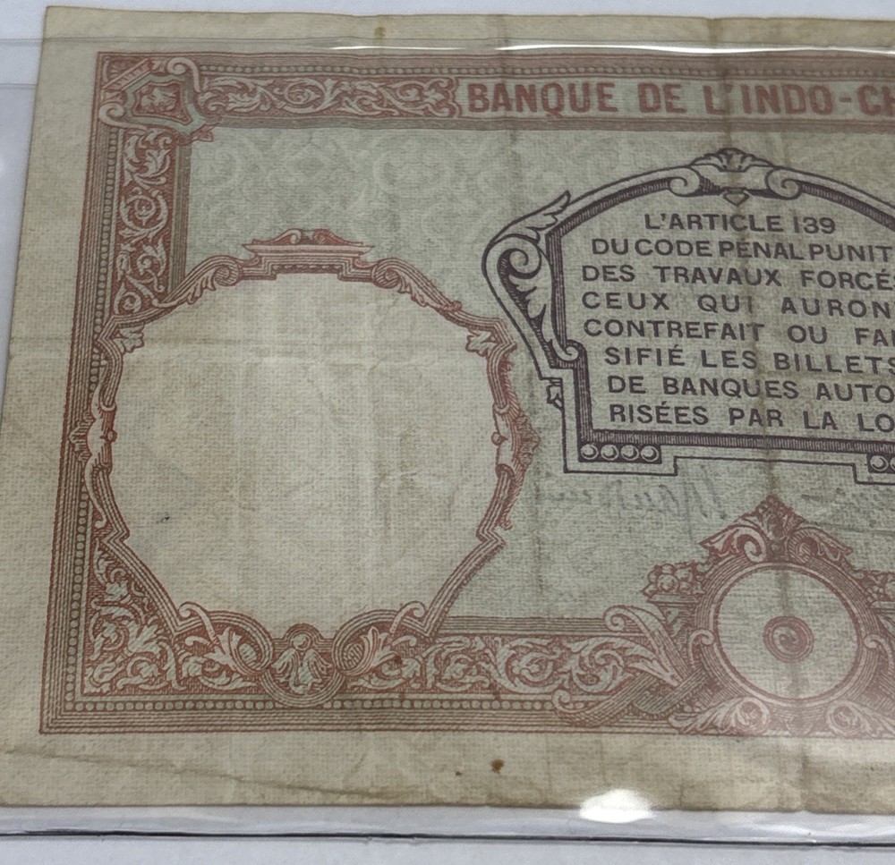 New Caledonia 5 Francs Banknote