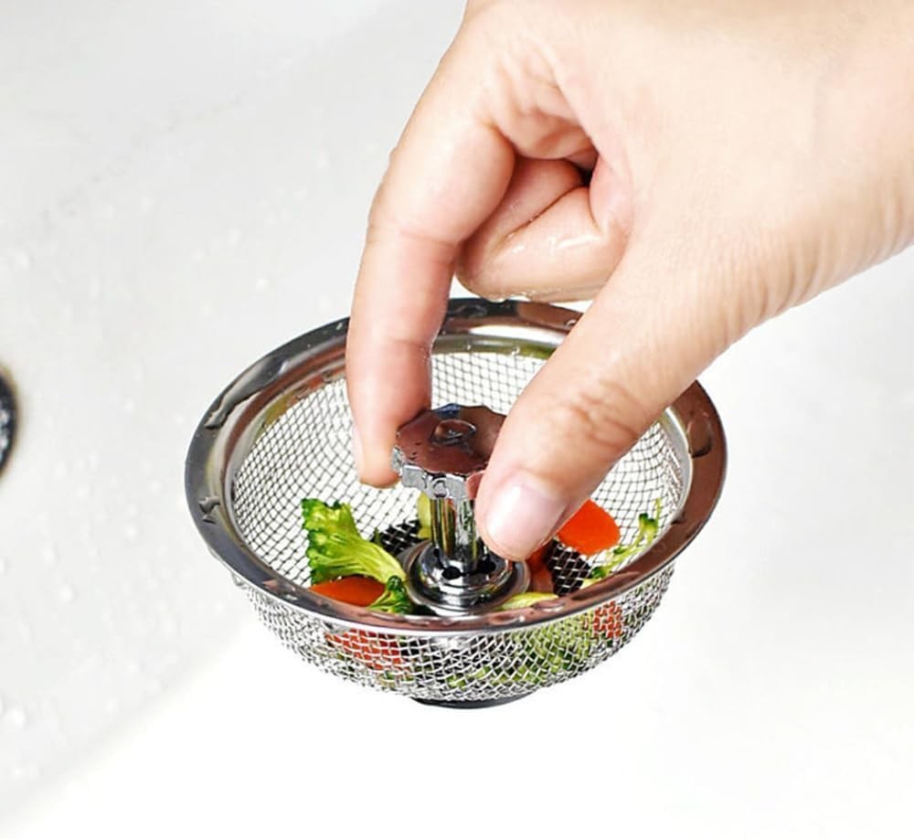 2Pack Stainless Steel Kitchen Sink Strainers