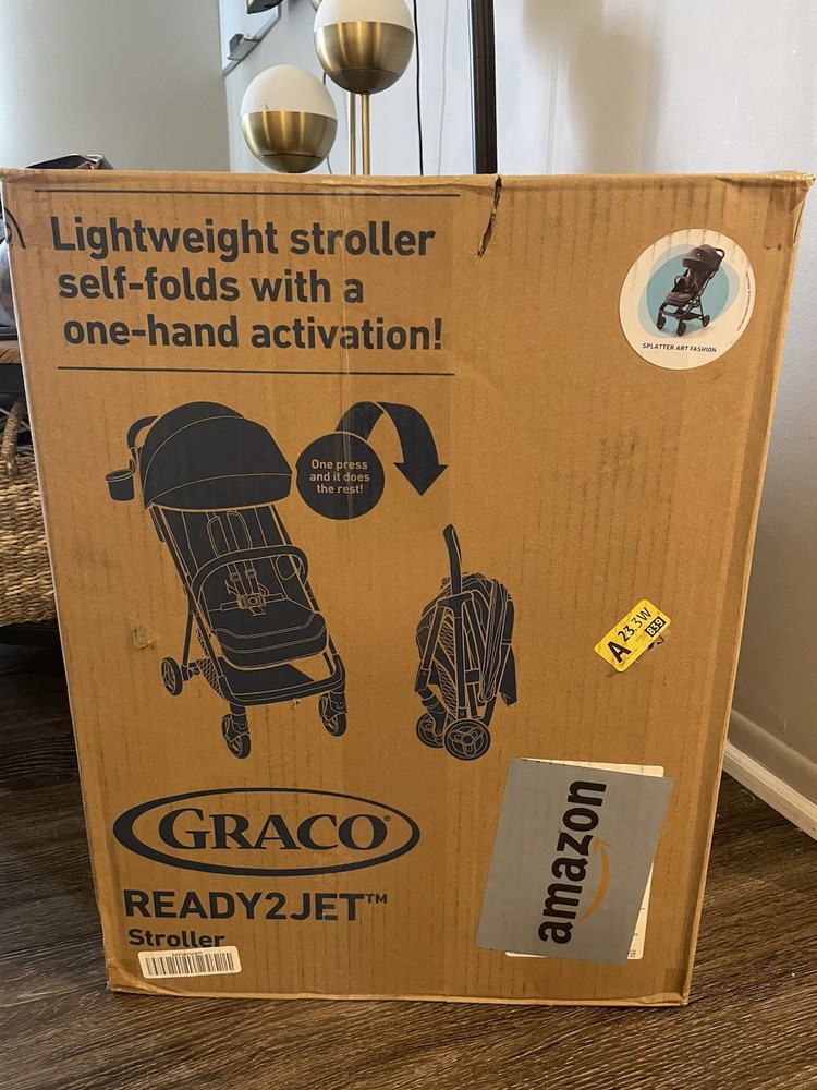 Graco Ready2Jet Compact Stroller – Overhead Friendly Compact Travel Stroller