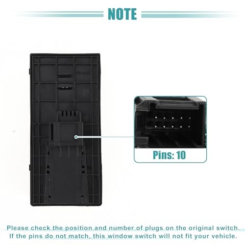 Front Left Driver Side Power Window Switch Window Control Switch Fit for Audi