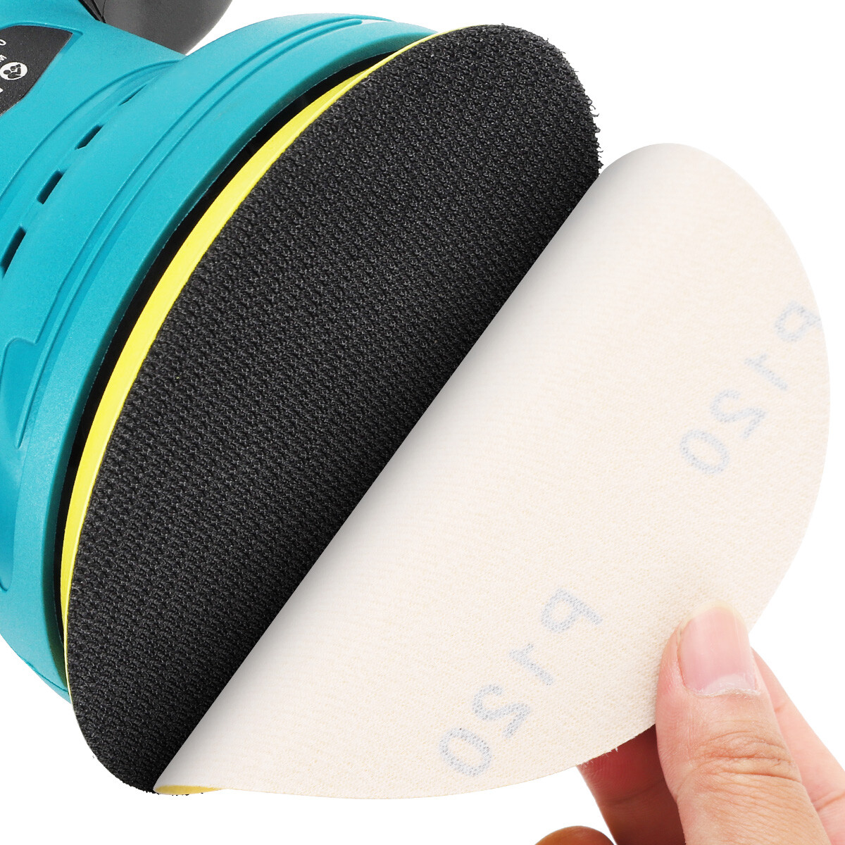 6" Inch 60-800 Grit 100-PACK DA Sanding Disc PSA Sandpaper