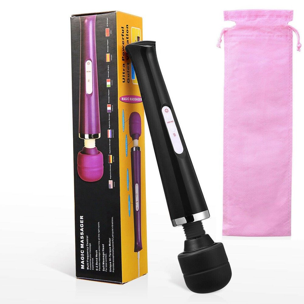 Multi-Speed Large Powerful Handheld Wired Massager Wand Full Body Magic Therapy