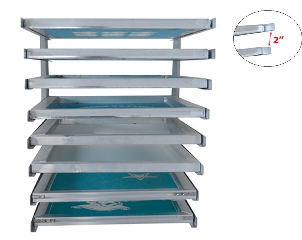 8Layer Wall Mounted Screen Frame Rack Screen Printing Tool Storage Holder25x 28"