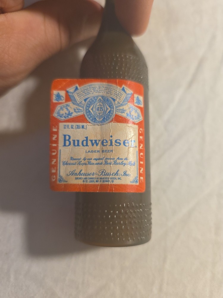 Plastic Budweiser Toy Bottle Vintage