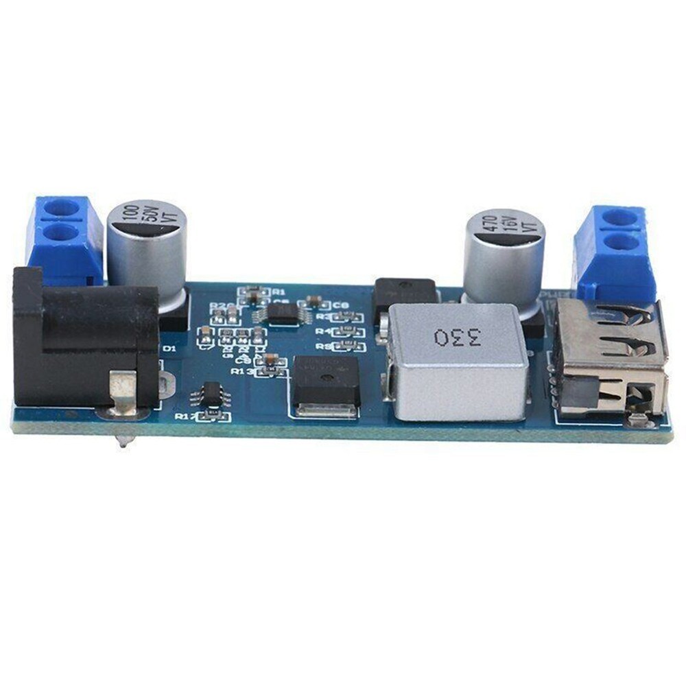 Compact and Reliable 24V 12V to 5V 5A Step Down Power Supply USB Module
