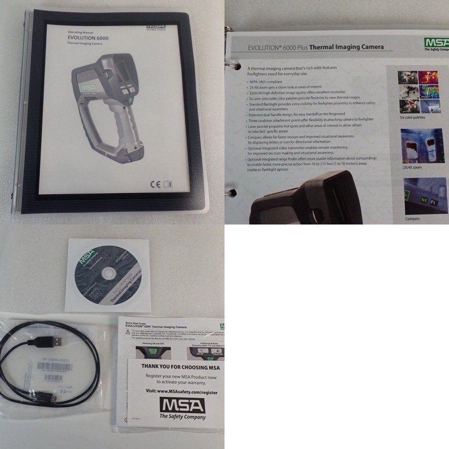MSA EVOLUTION 6000+ Thermal Imaging Camera - Please See Description