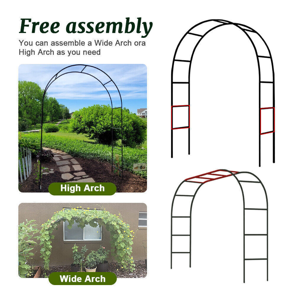 Wedding Arch Metal Garden Arch Garden Arbor Trellis Iron For Climbing Plants