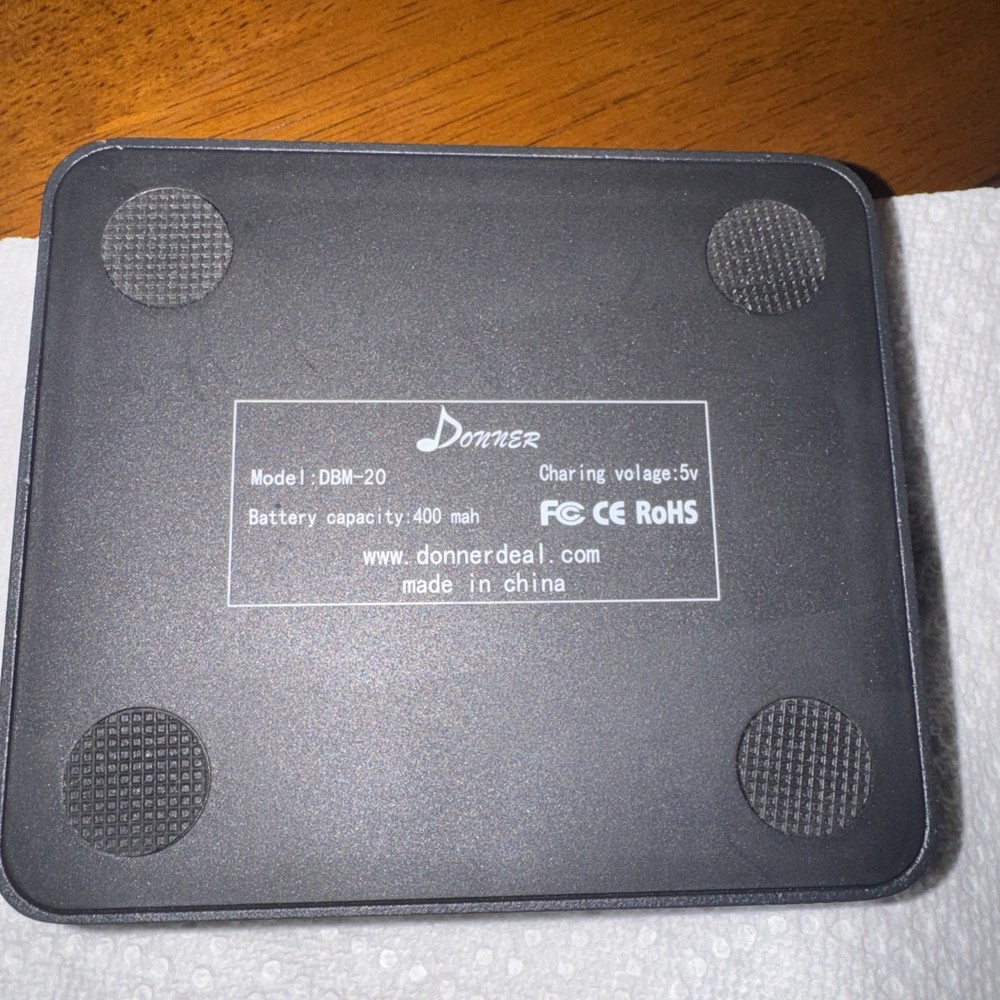 Donner DBM-20 Bass Pedal Open Box Untested Great Condition with Box