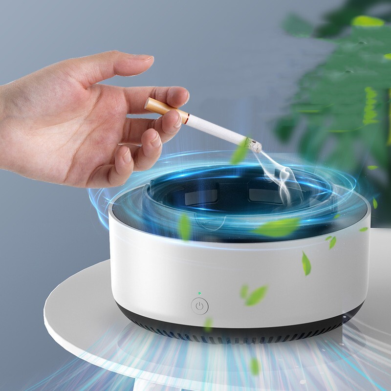 Smoke Removal Air Purification Ashtray Anion Purification Practical Automatic Pu
