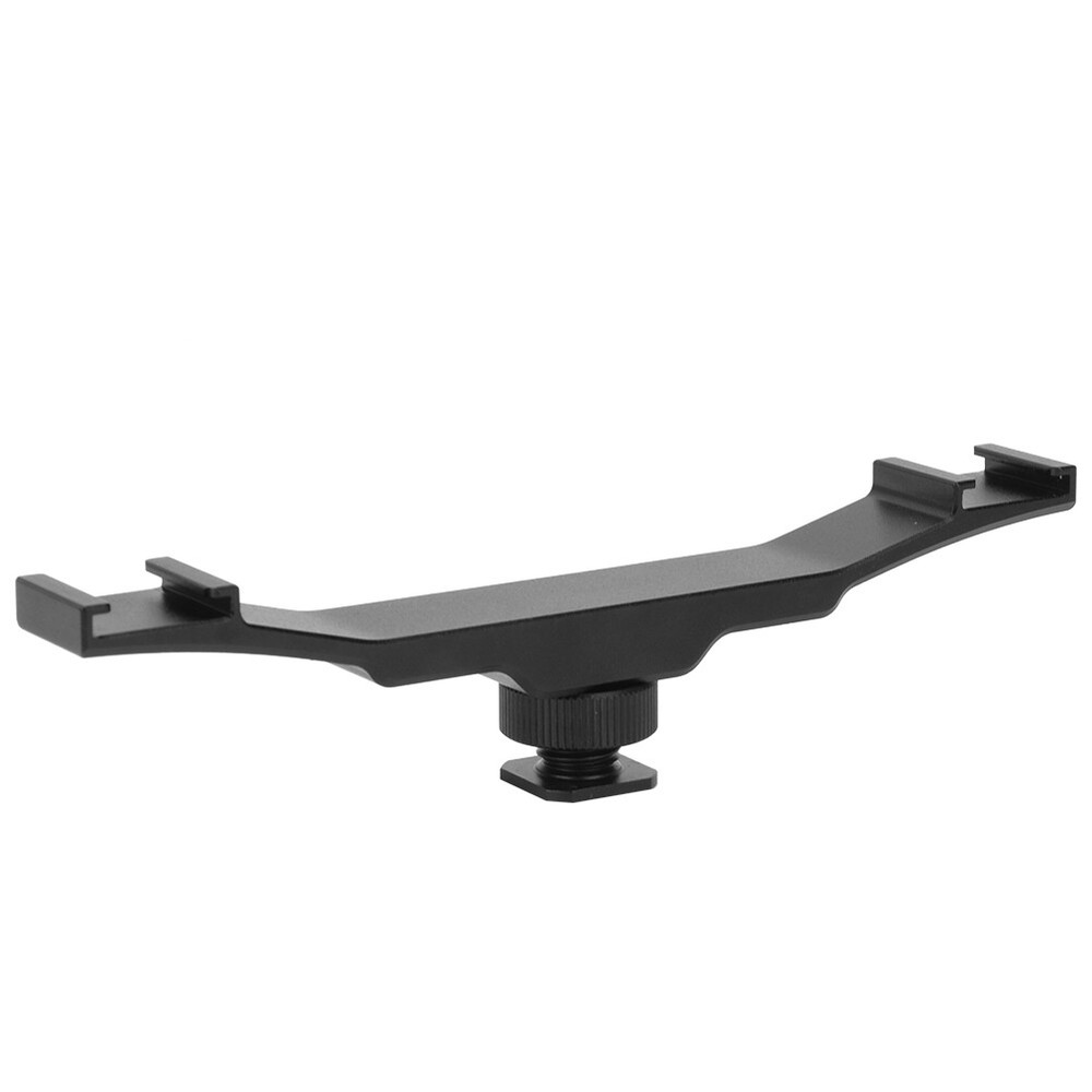 Cold Shoe Mount Extension Bar Bracket Wtih 1/4\'\' Hole For Camera