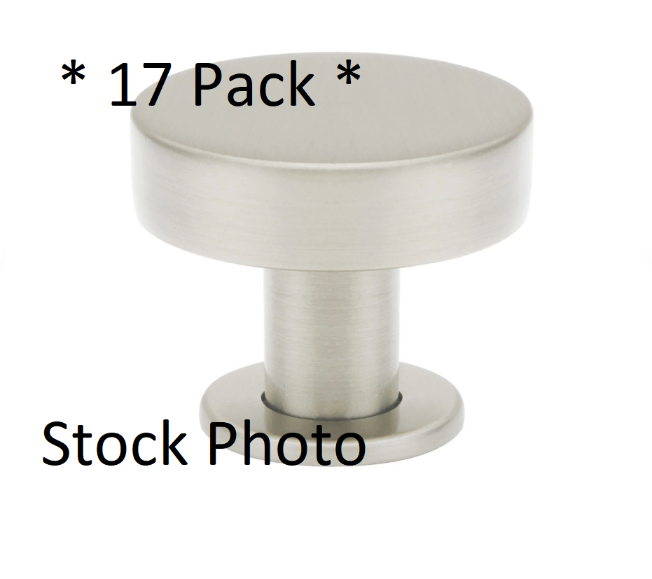 17 Pack ELCO Lighting 1.25" Mushroom Cabinet Knobs- See Details