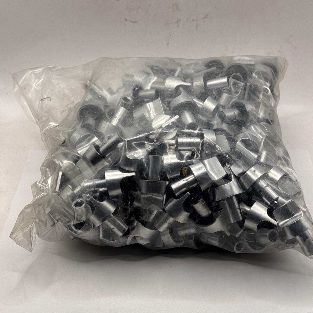 Lot of 200 Silver radio Knobs
