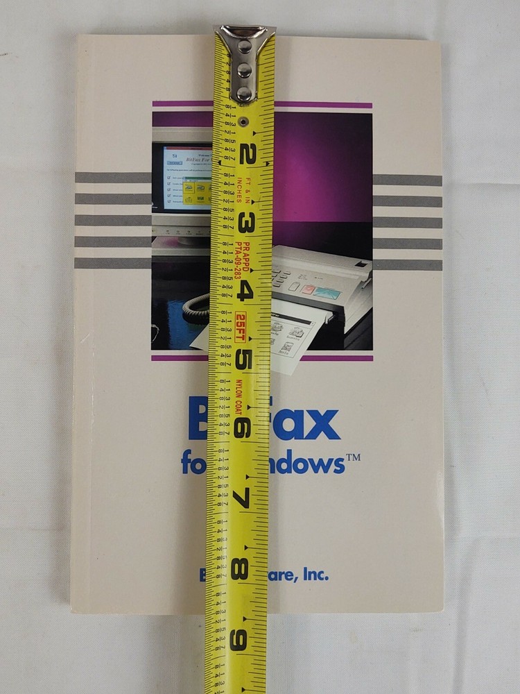 BitFax For Windows Manual + Software 5.25" Floppy Disk Bitfax Windows 3 Ver 2.05